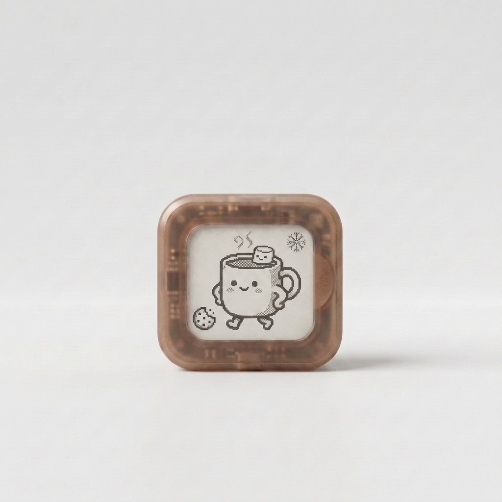 Cocoa H Recess character in a brown translucent shell