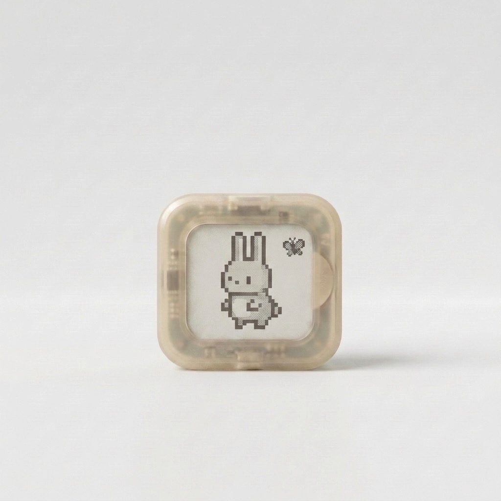 Bunny L Recess character in a clear shell
