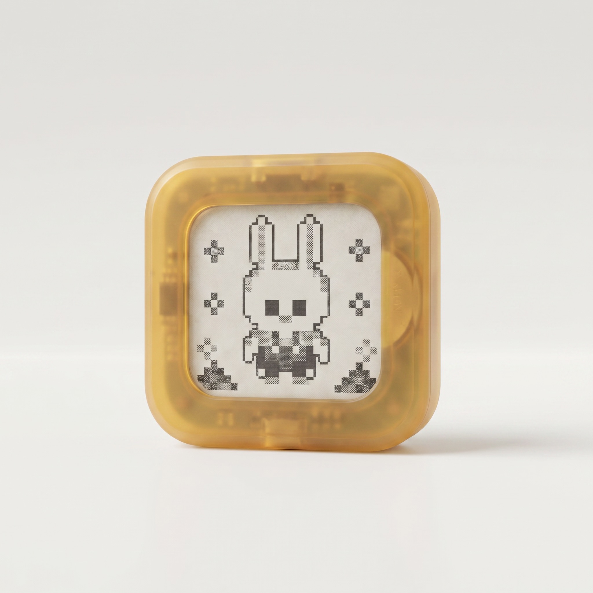 Toffee Recess device with a honey shell and bunny character